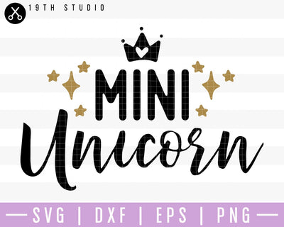 Mini unicorn SVG | M41F12 Craft House SVG - SVG files for Cricut and Silhouette