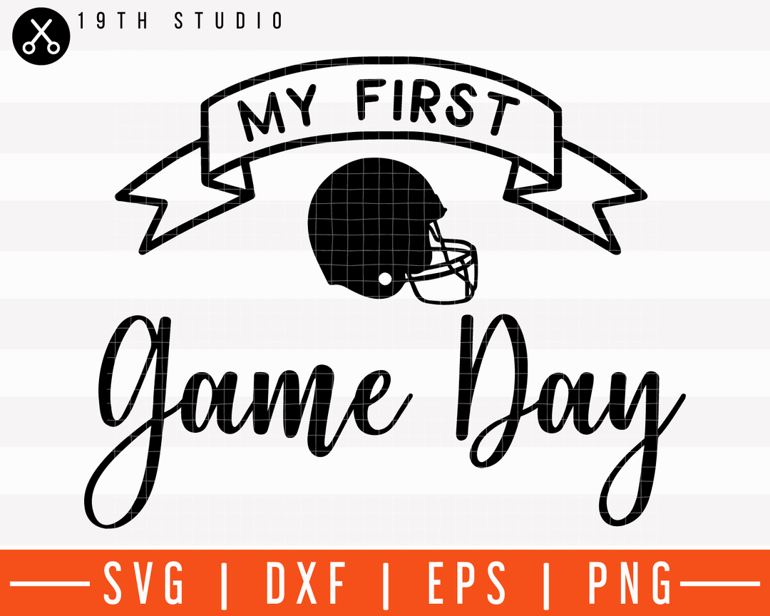 My First Game Day 2 SVG | M11F12 Craft House SVG - SVG files for Cricut and Silhouette