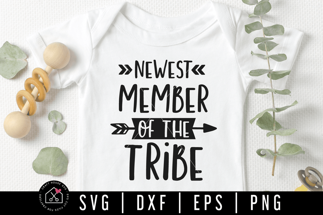 Newest member of the tribe SVG | M53F Craft House SVG - SVG files for Cricut and Silhouette