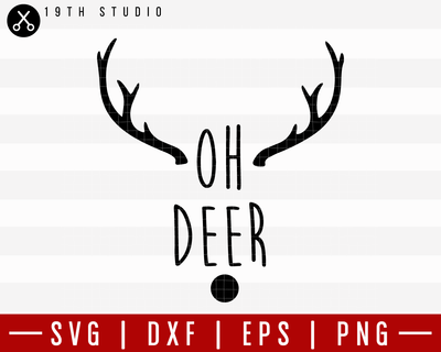 Oh Deer SVG | M21F44 Craft House SVG - SVG files for Cricut and Silhouette