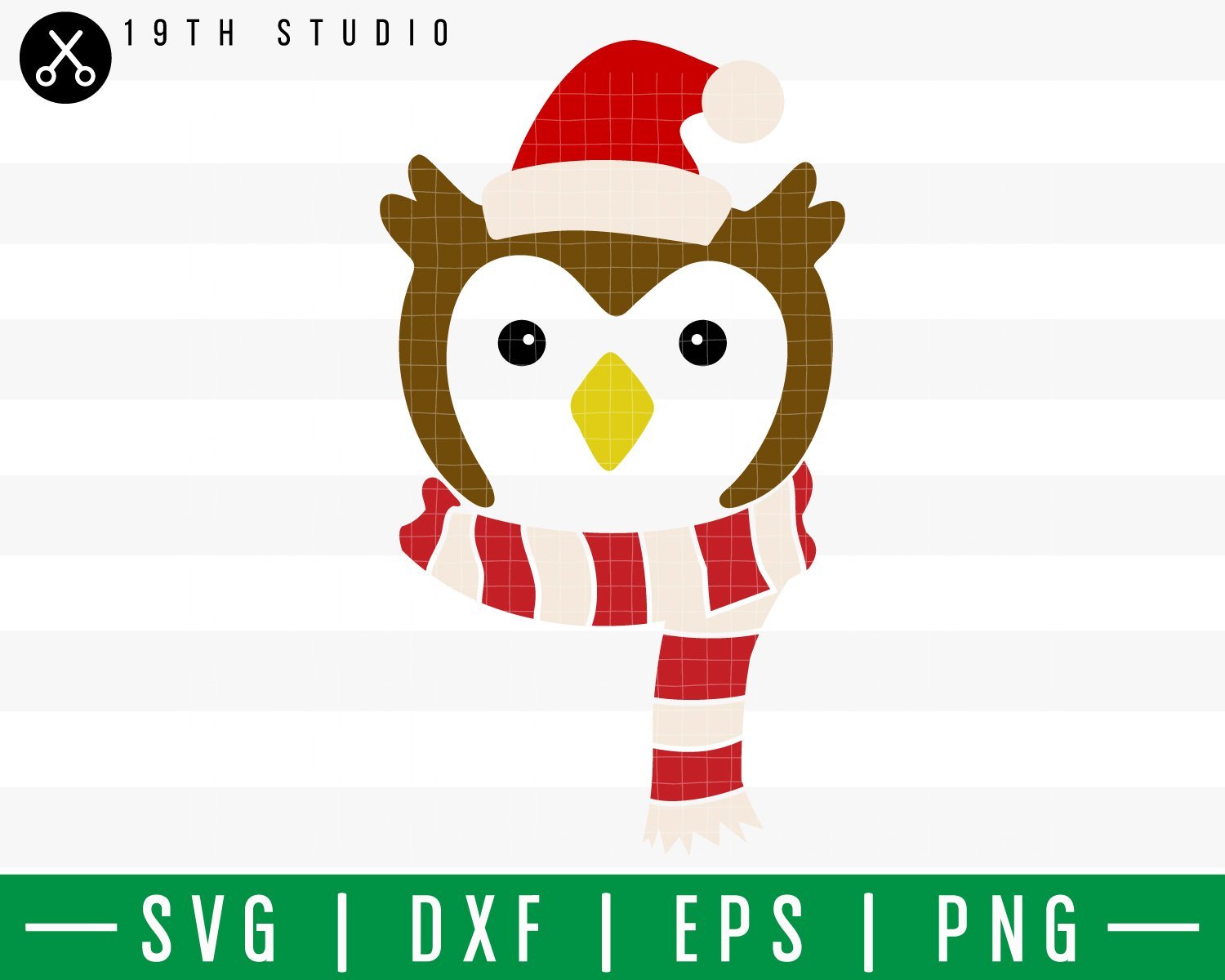Owl Chritsmas SVG | M42F8 Craft House SVG - SVG files for Cricut and Silhouette