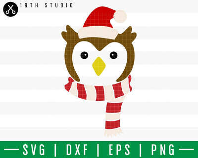 Owl Chritsmas SVG | M42F8 Craft House SVG - SVG files for Cricut and Silhouette