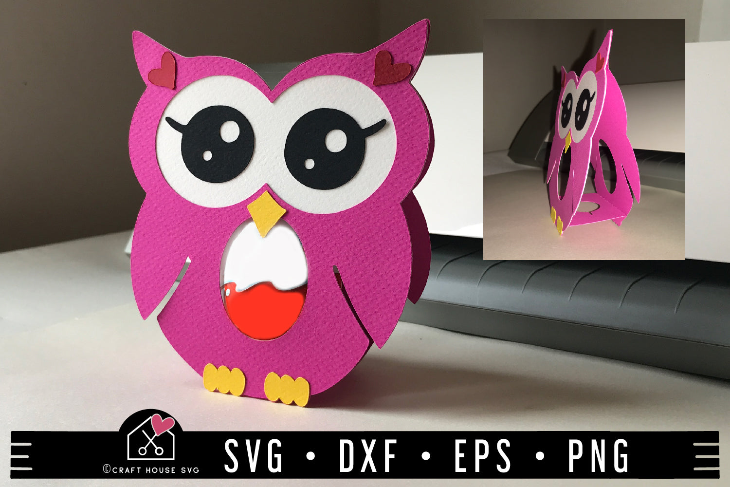 FREE Egg Holder SVG file | Owl egg holder SVG | FB168 - Craft House SVG