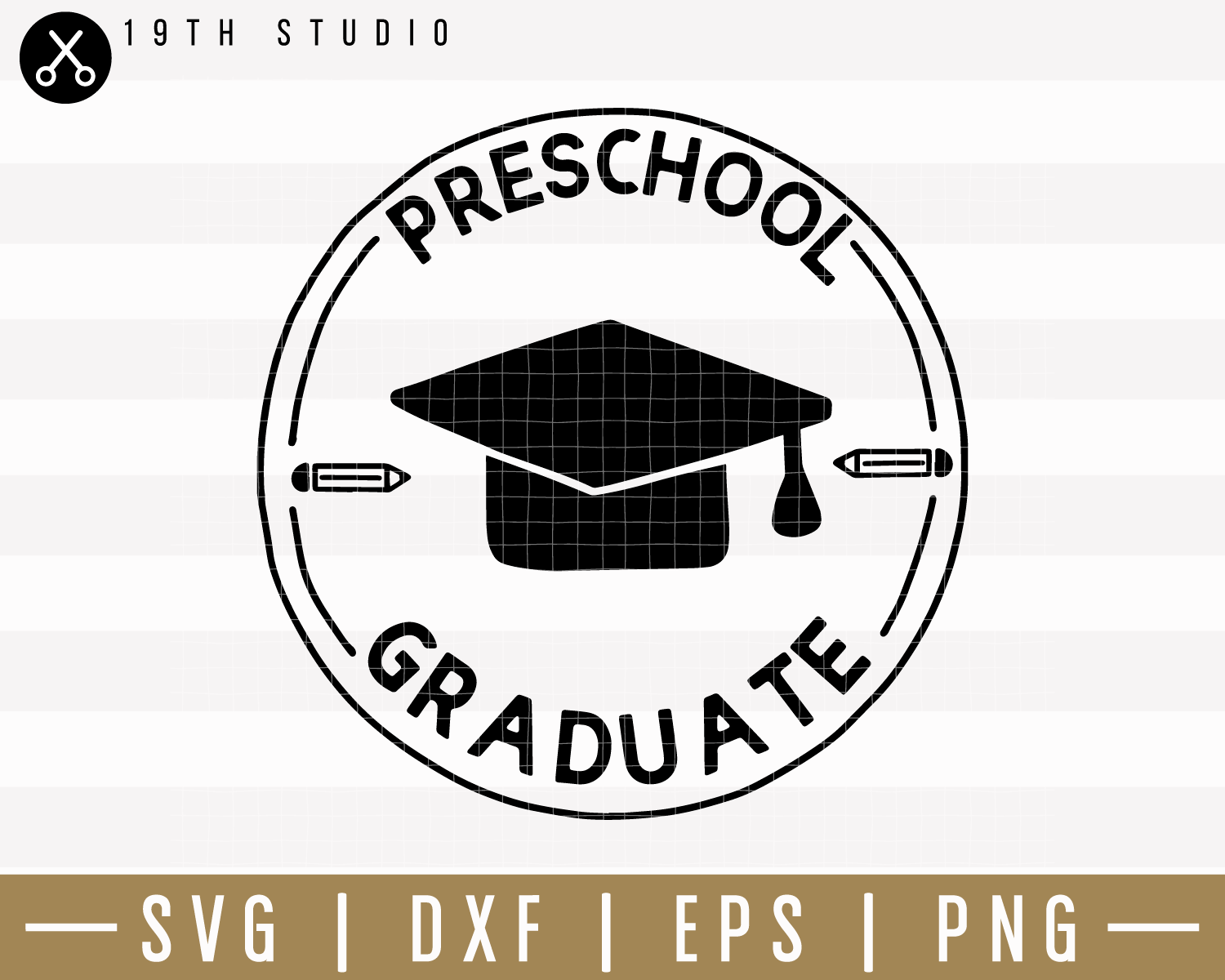 Preschool Graduate SVG | M24F12 Craft House SVG - SVG files for Cricut and Silhouette