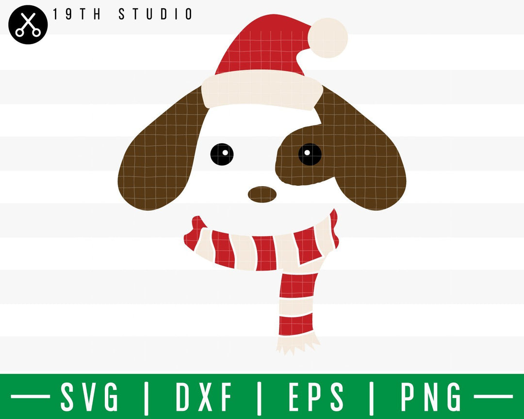 Puppy Chritsmas SVG | 2 Chritsmas SVG | M42F13 Craft House SVG - SVG files for Cricut and Silhouette