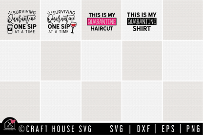 Quarantine SVG Bundle | MB75 Craft House SVG - SVG files for Cricut and Silhouette