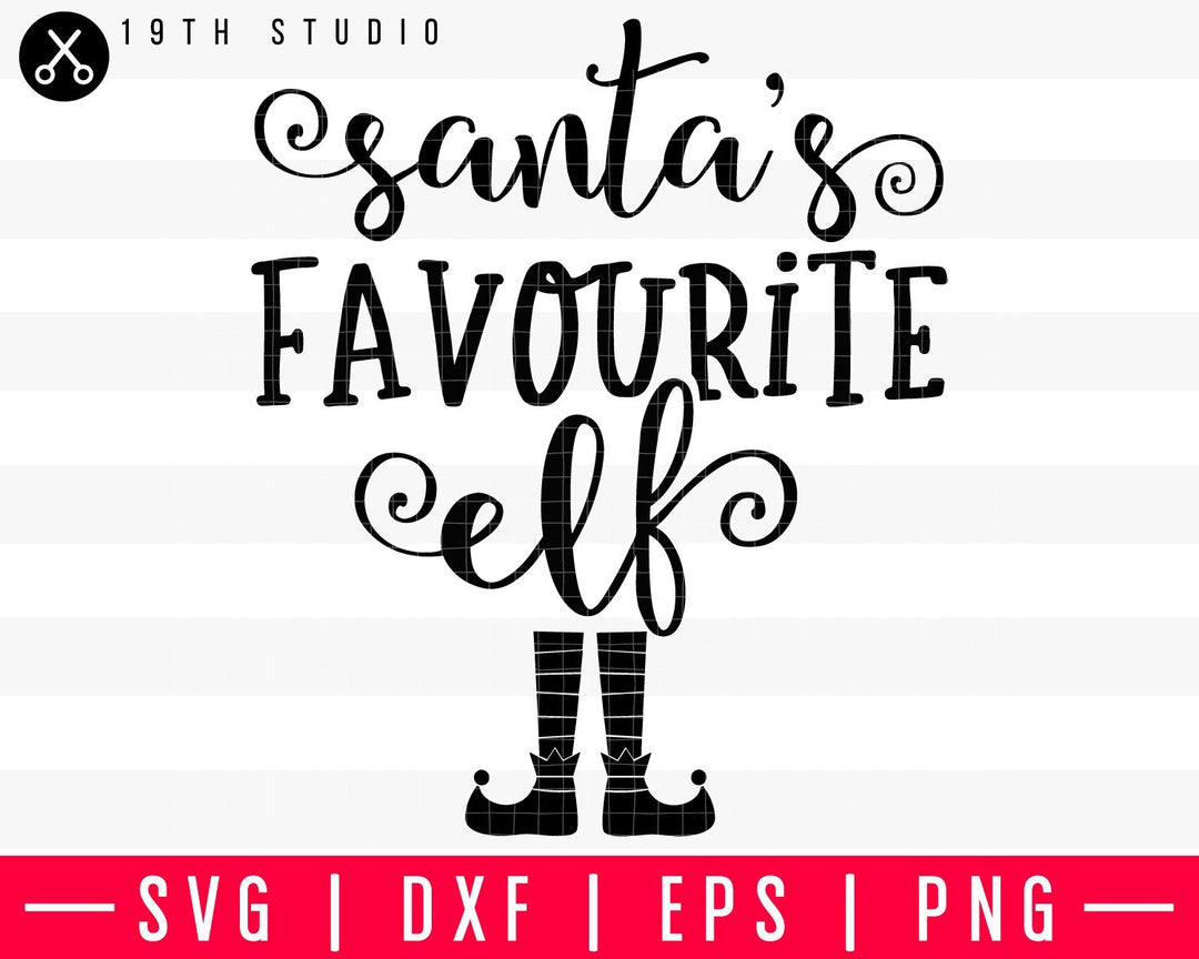 Santas favourite elf SVG | M37F12 Craft House SVG - SVG files for Cricut and Silhouette