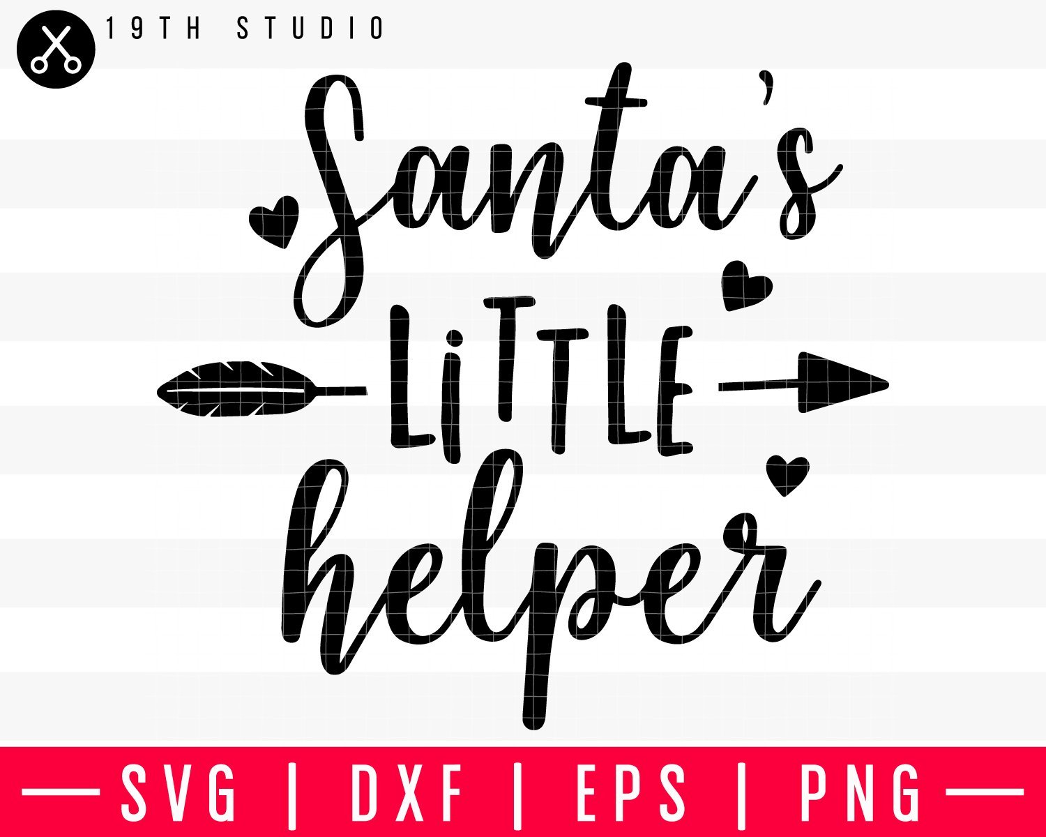 Santas Little Helper SVG | M37F13 Craft House SVG - SVG files for Cricut and Silhouette