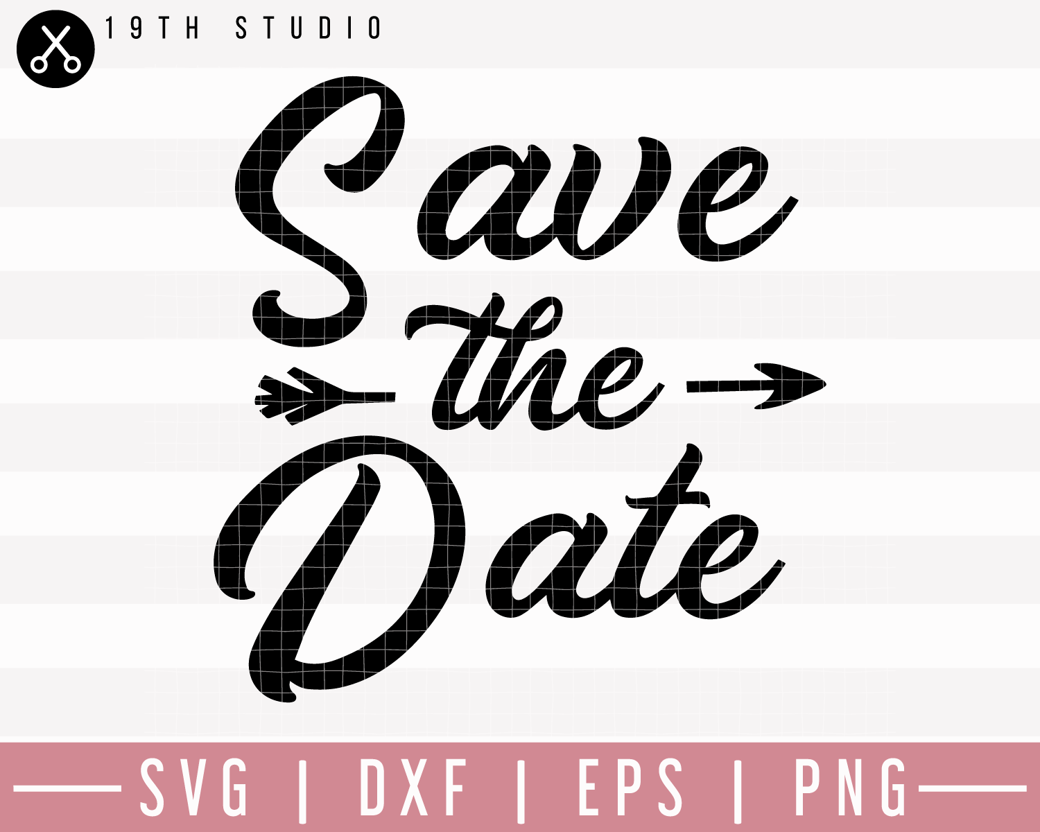 Save The Date SVG | M27F23 Craft House SVG - SVG files for Cricut and Silhouette