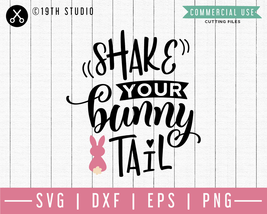 Shake your bunny tail SVG | M46F | An Easter SVG cut file Craft House SVG - SVG files for Cricut and Silhouette