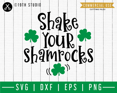 Shake your Shamrocks SVG | A St. Patrick's Day SVG cut file M45F Craft House SVG - SVG files for Cricut and Silhouette