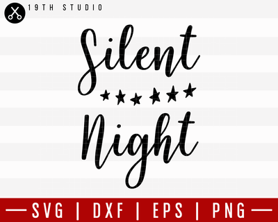 Silent Night SVG | M21F50 Craft House SVG - SVG files for Cricut and Silhouette
