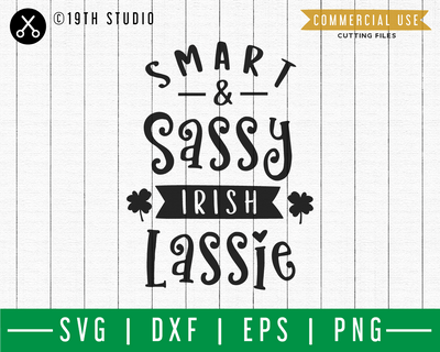 Smart and sassy Irish lassie SVG | A St. Patrick's Day SVG cut file M45F Craft House SVG - SVG files for Cricut and Silhouette