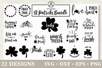 St. Patrick's Day SVG Bundle - M18 Craft House SVG - SVG files for Cricut and Silhouette