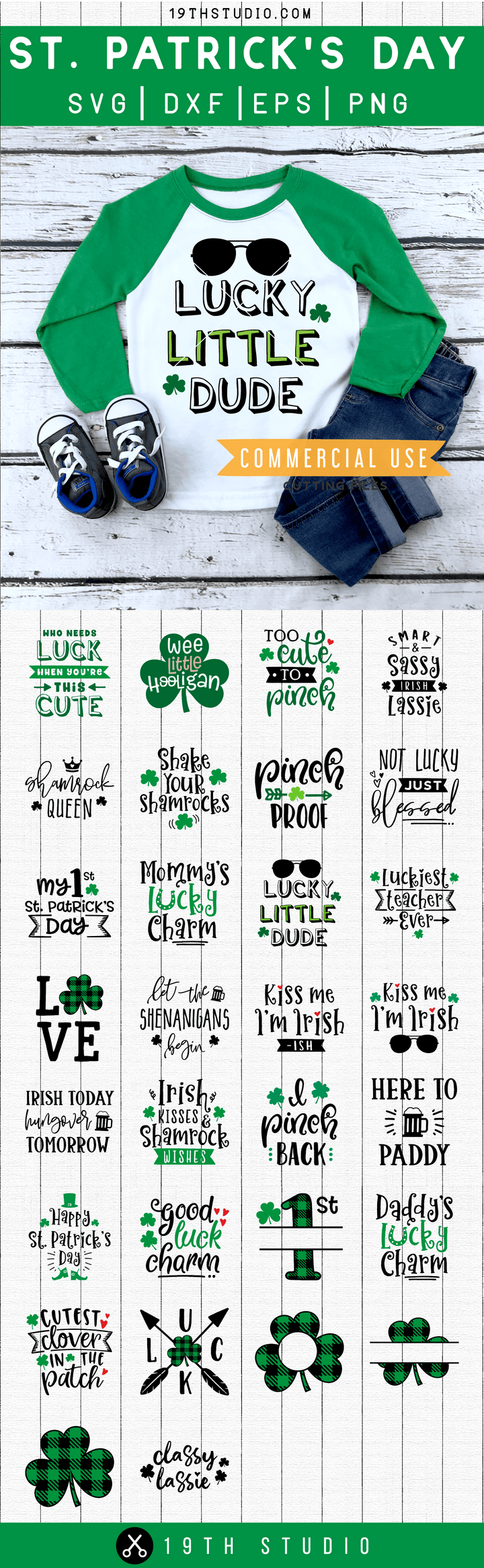 St. Patrick's Day SVG Bundle | MB45 Craft House SVG - SVG files for Cricut and Silhouette