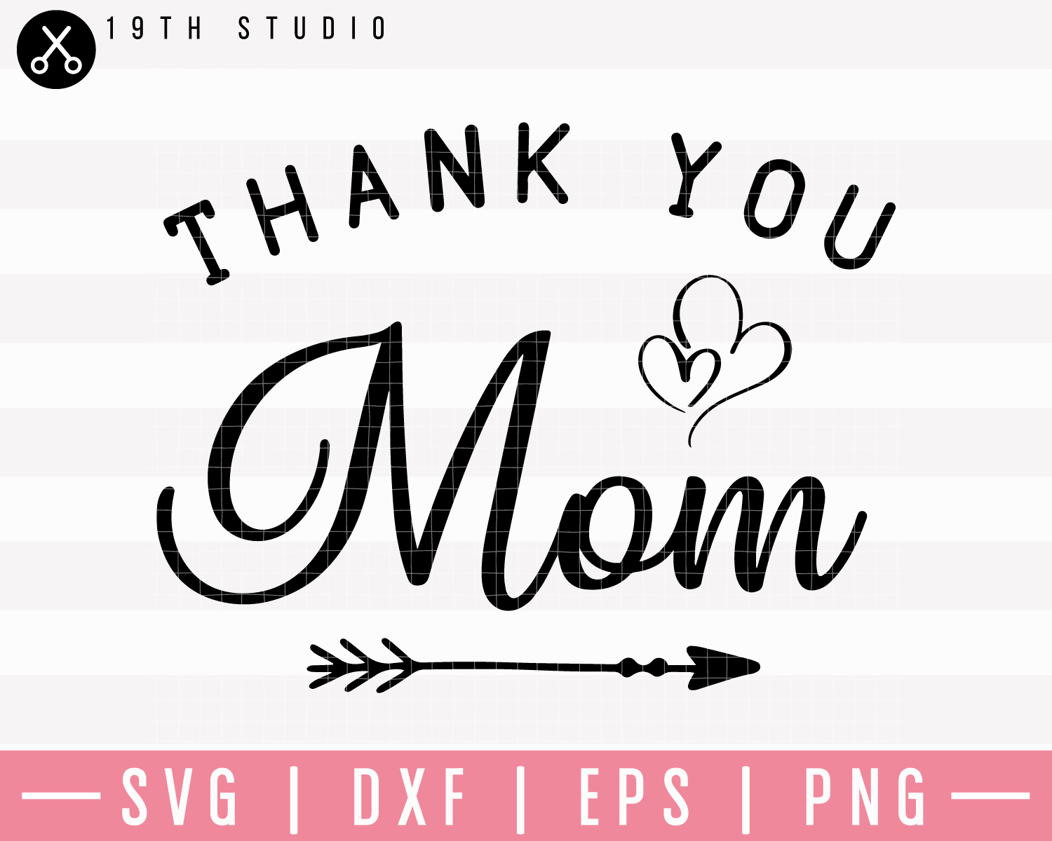 Thank You Mom SVG | M23F32 Craft House SVG - SVG files for Cricut and Silhouette