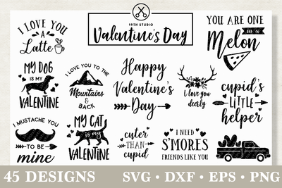 Valentine's Day SVG bundle - M19 Craft House SVG - SVG files for Cricut and Silhouette
