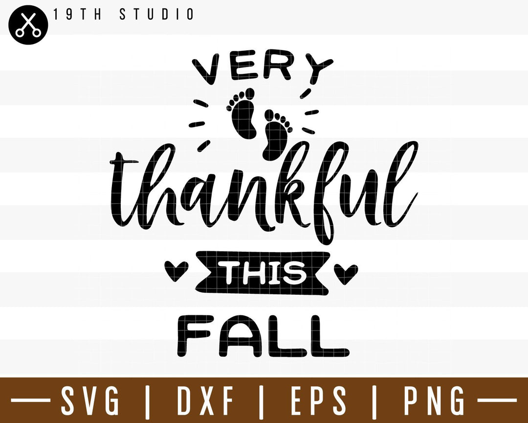 Very thankful this fall SVG | M38F14 Craft House SVG - SVG files for Cricut and Silhouette