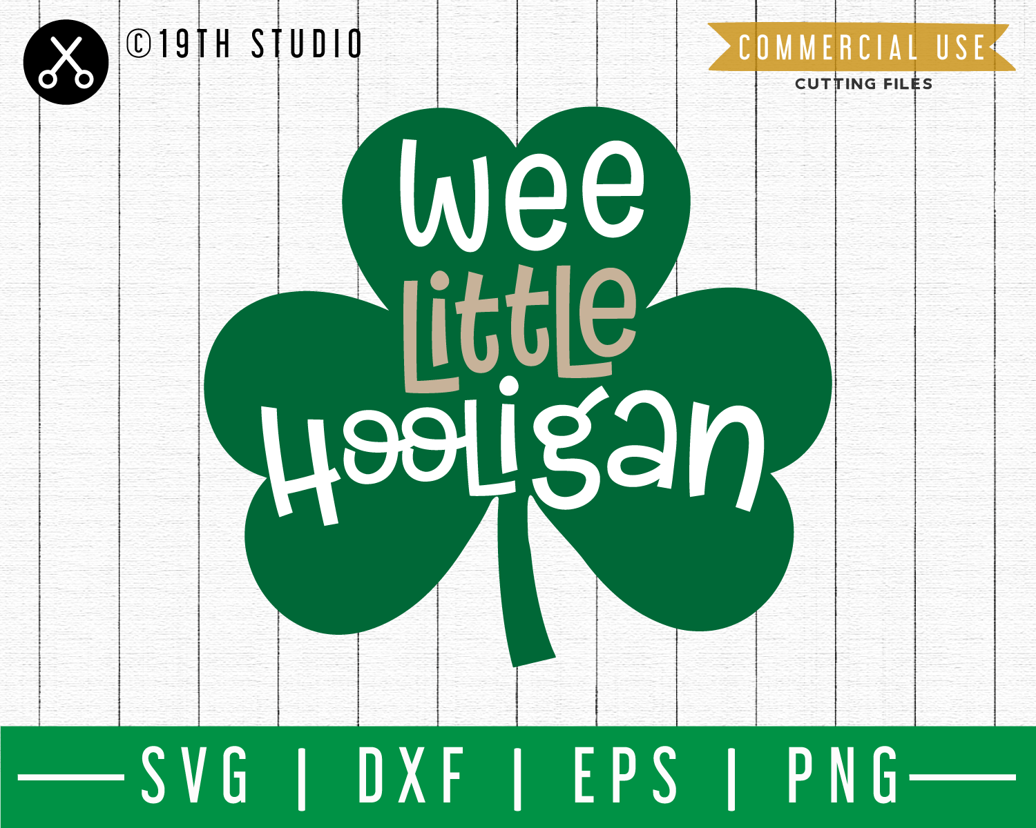Wee little Hooligan SVG | A St. Patrick's Day SVG cut file M45F Craft House SVG - SVG files for Cricut and Silhouette
