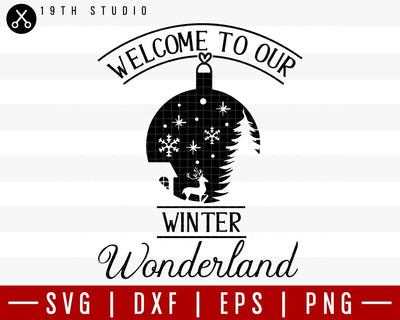 Welcome to our Winter wonderland SVG | M36F15 Craft House SVG - SVG files for Cricut and Silhouette
