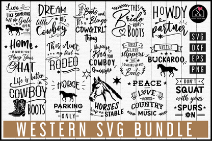 Western SVG Bundle | MB76 Craft House SVG - SVG files for Cricut and Silhouette