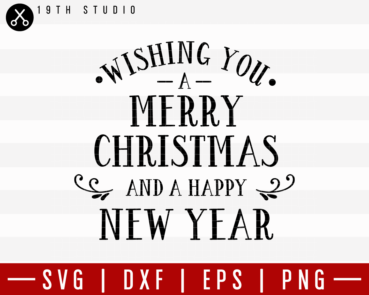 Wishing You A Merry Christmas And SVG | M21F60 Craft House SVG - SVG files for Cricut and Silhouette