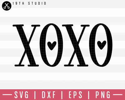 Xoxo SVG | M19F37 Craft House SVG - SVG files for Cricut and Silhouette