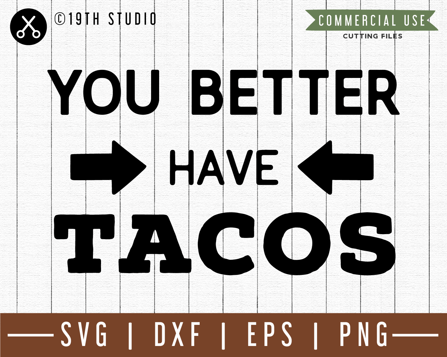 You better have tacos SVG |M49F| A Doormat SVG file Craft House SVG - SVG files for Cricut and Silhouette